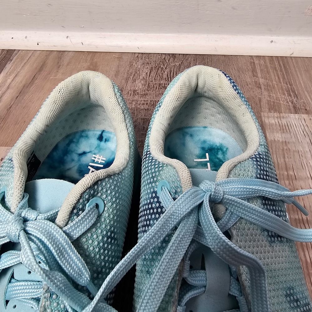 NOBULL Outwork SuperFabric Men 10 Women 11.5 Shoes Blue Tie Dye Artic Camo Gym - Picture 4 of 11